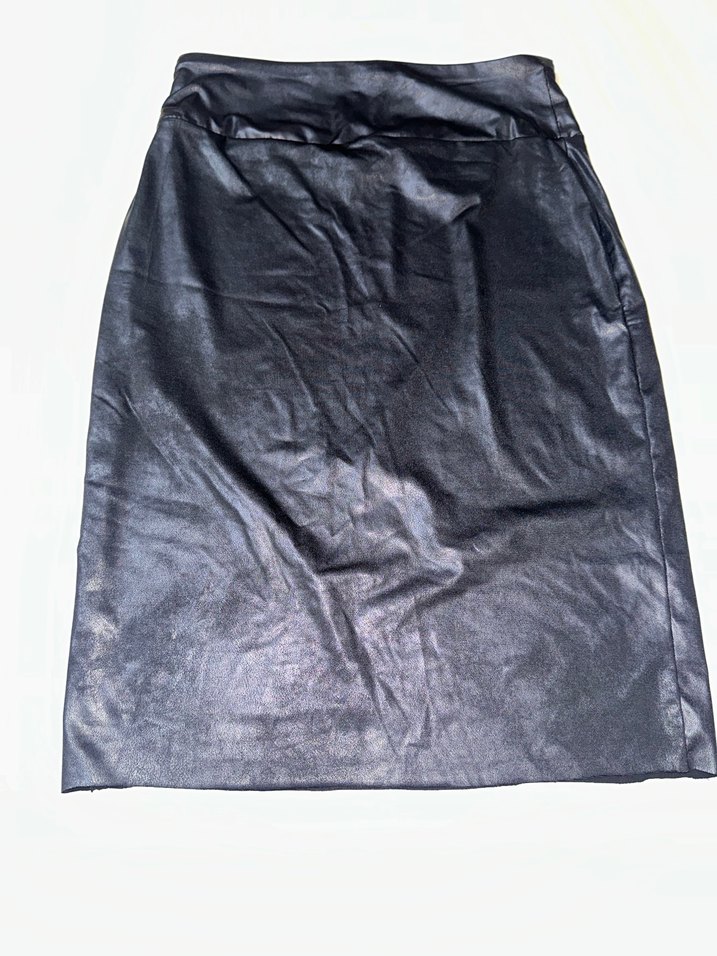 Siyah Deri kalem etek - Görsel 3