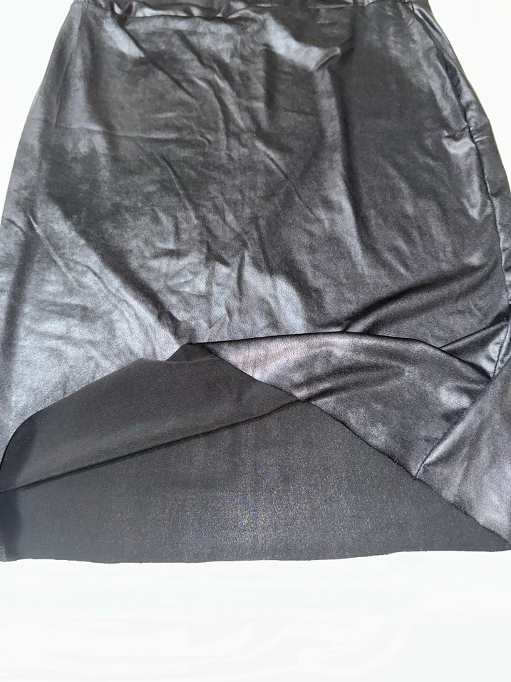 Siyah Deri kalem etek - Görsel 4