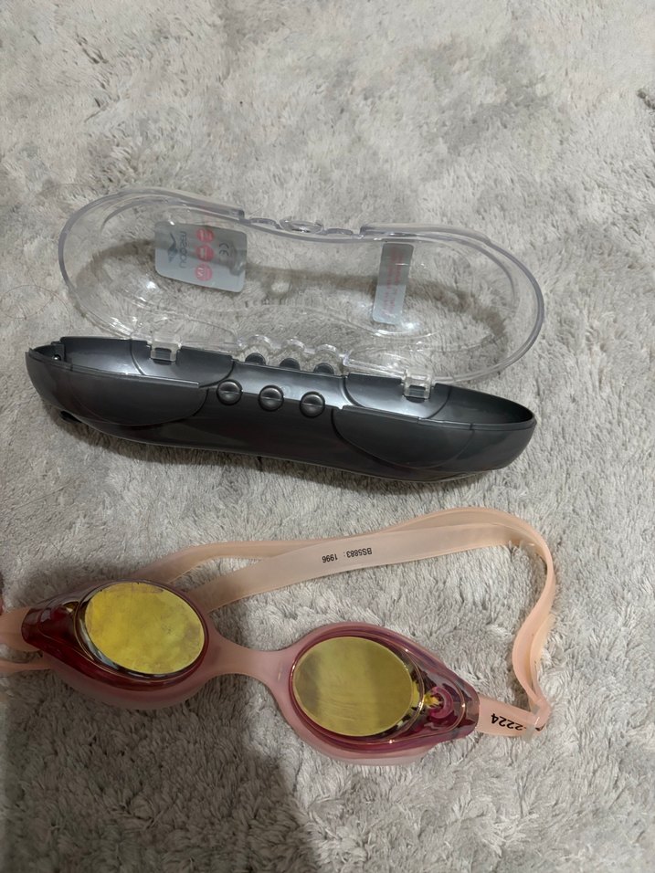 Pembe Elastik Yüzücü Gözlüğü - Görsel 2