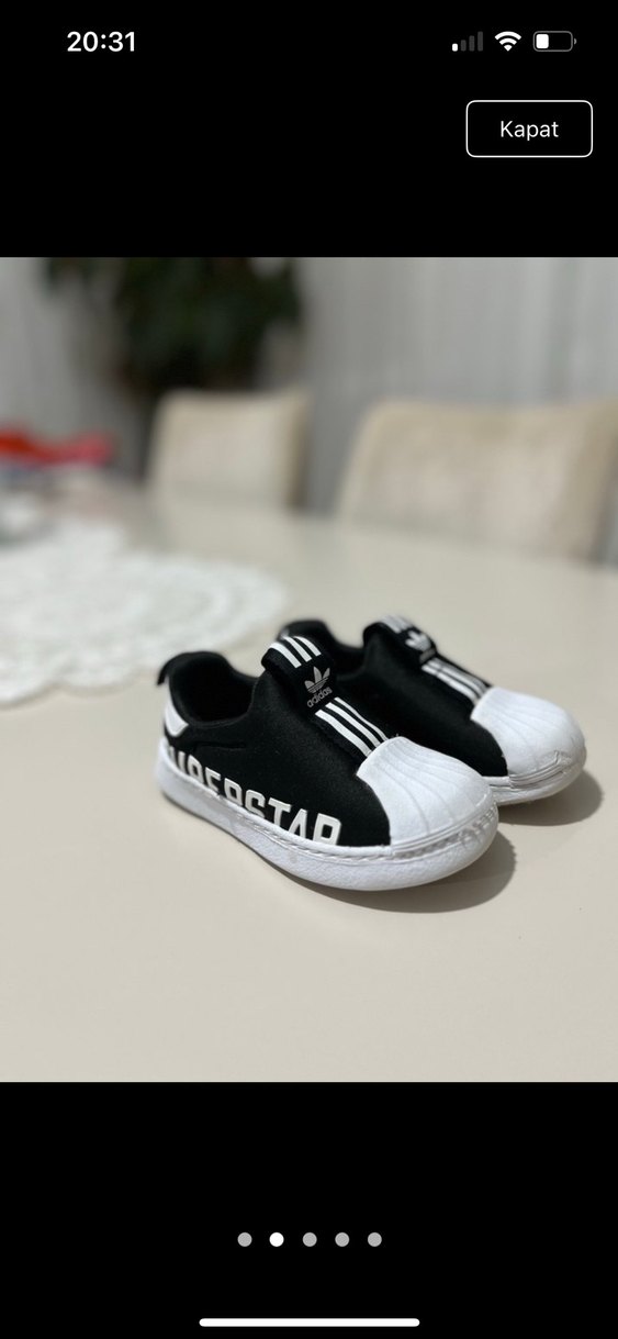 Adidas süperstar çocuk spor ayakkabı - Görsel 2