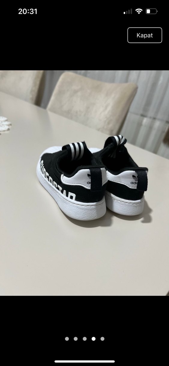 Adidas süperstar çocuk spor ayakkabı - Görsel 4