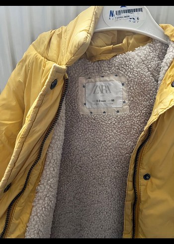 Zara içi kürklü  Kapüşonlu Erkek Çocuk Mont - Görsel 2