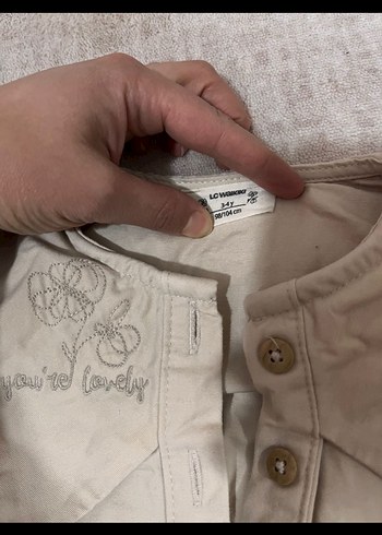 LCW Kemerli Bej Kız Tulum - Görsel 3