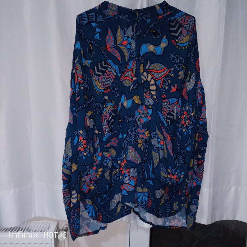 Renkli Püsküllü Bohem Uzun Tunik - Görsel 3