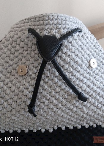 El Örgüsü Kadın Sırt Çantası - Görsel 3