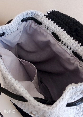 El Örgüsü Kadın Sırt Çantası - Görsel 4