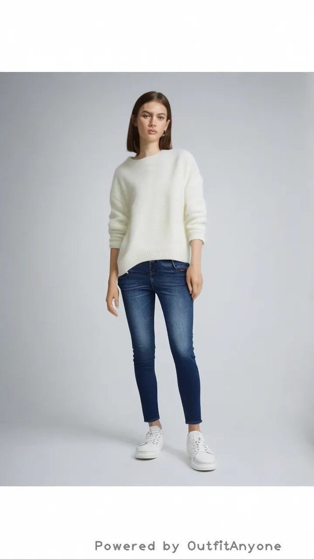 Koyu Mavi Regular Fit Denim Kadın Jean - Görsel 2