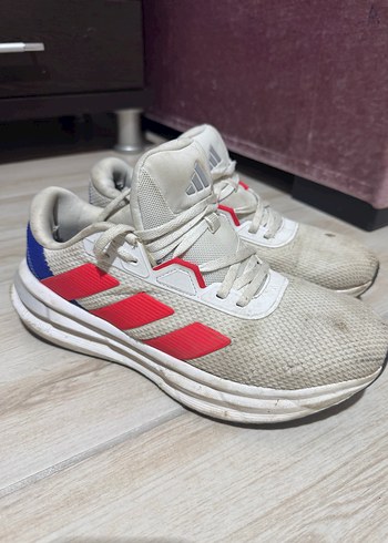 Gri-Beyaz Bağcıklı Erkek Spor Ayakkabı - Görsel 3