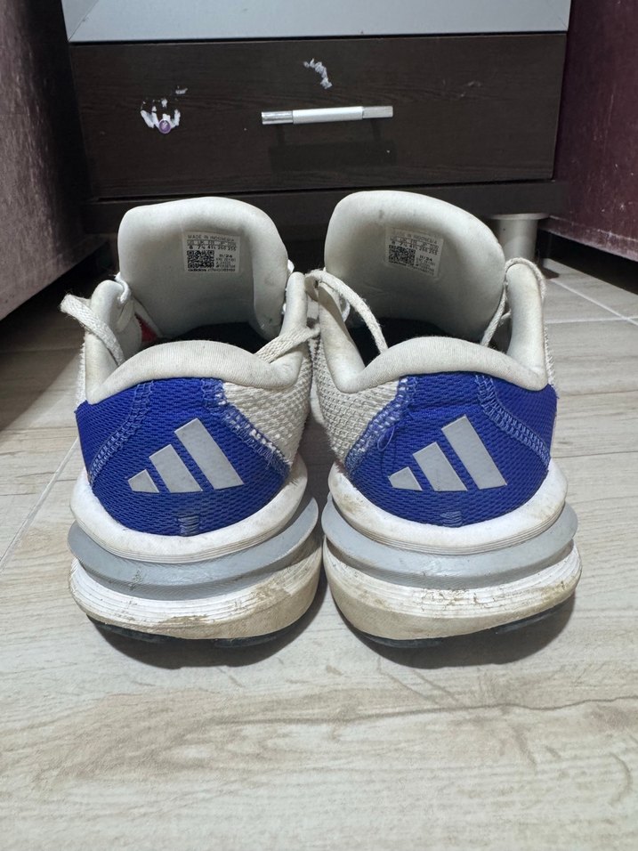 Gri-Beyaz Bağcıklı Erkek Spor Ayakkabı - Görsel 2