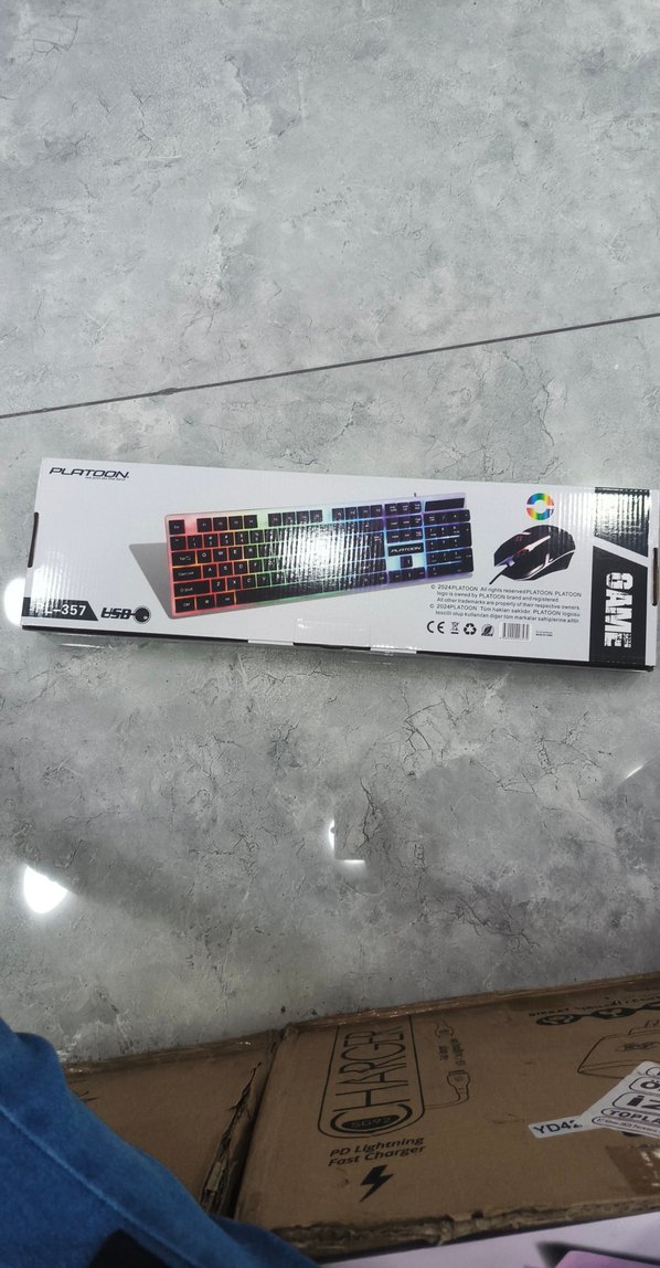 Platoon PL-357 USB Çok Renkli Oyun Klavyesi - Görsel 2