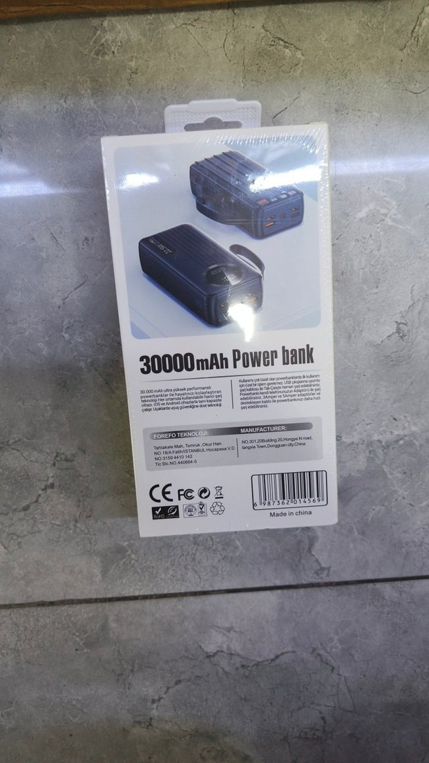 Forefo 30000mAh Hızlı Şarj Power Bank - Görsel 2