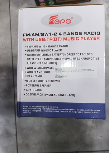 FP-2393-S Çok Fonksiyonlu Kablosuz Müzik Sistemi - Görsel 4