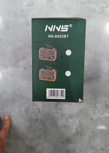 Renkli NS-6652BT 3 Bant Radyo ve Müzik Çalar - Görsel 2
