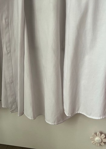 Erkek Beyaz Klasik Keten Gömlek - Görsel 3