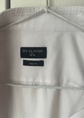 Erkek Beyaz Klasik Keten Gömlek - Görsel 2