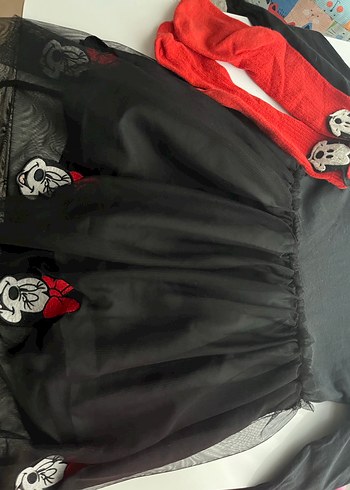 Uzun Kollu Siyah Gotik Kız Elbisesi - Görsel 3