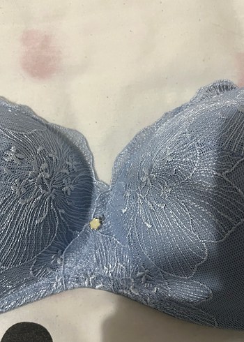 Nakışlı Mavi Bohem Sütyen - Görsel 2