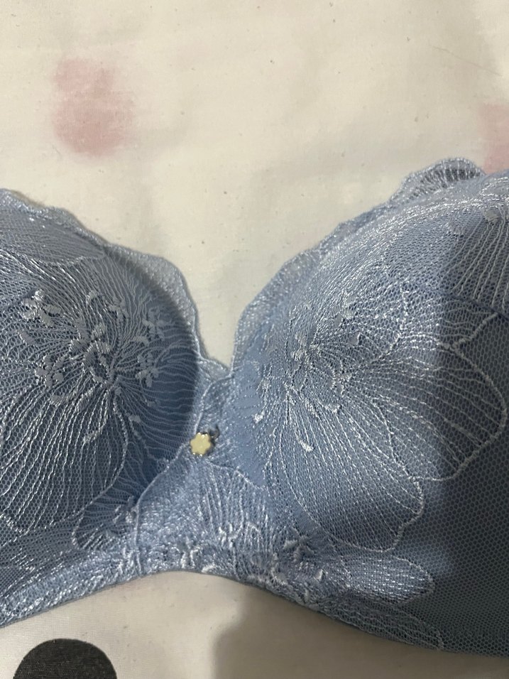 Nakışlı Mavi Bohem Sütyen - Görsel 2