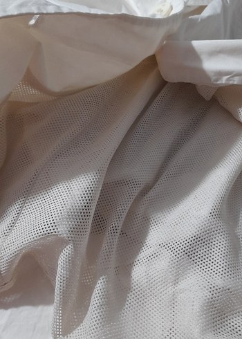 Uzun Kesim, Düğmeli Keten Ceket yağmurluk - Görsel 9