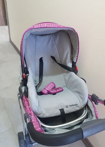 Gri ve Pembe Bebek Arabası - Görsel 6