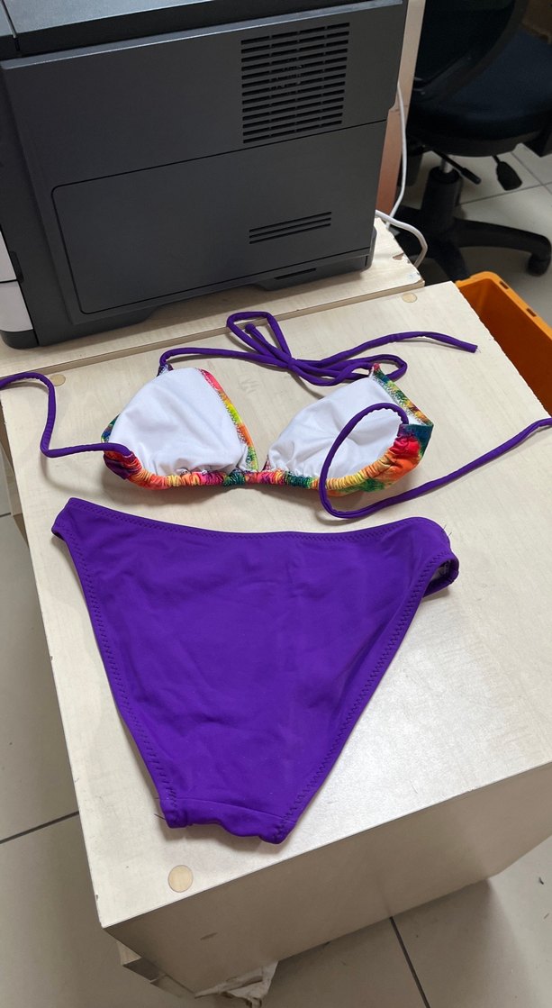 Renkli Bağlamalı İpli Kadın Bikini - Görsel 3