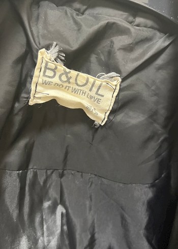 Kadın Siyah Fermuarlı Dik Yaka Mont - Görsel 2