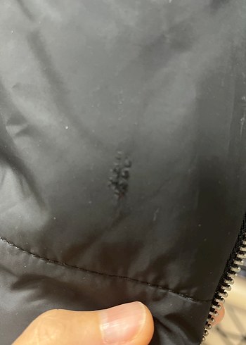 Kadın Siyah Fermuarlı Dik Yaka Mont - Görsel 4