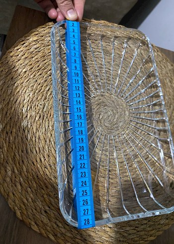 Bohem tarzda cam tabak sunum tabagı - Görsel 4