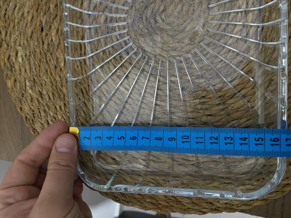 Bohem tarzda cam tabak sunum tabagı - Görsel 5