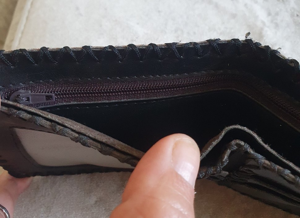 Portekiz'den el yapımı deri cüzdan. - Görsel 3