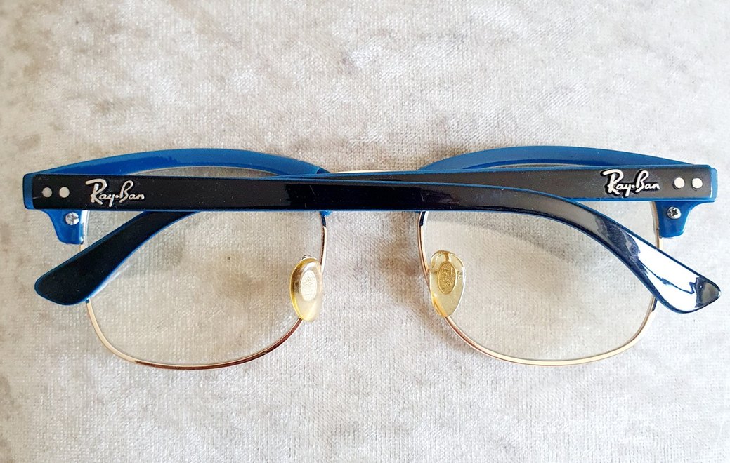 Ray-Ban Şeffaf mavi klasik kadın gözlüğü - Görsel 2