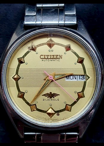 Klasik Citizen 21 Jewels Otomatik 38mm Erkek Saati - Görsel 2
