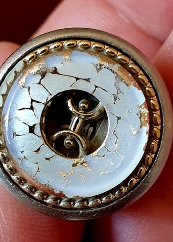 Nakışlı Altın Renk Vintage
Kol Düğmesi - Görsel 2