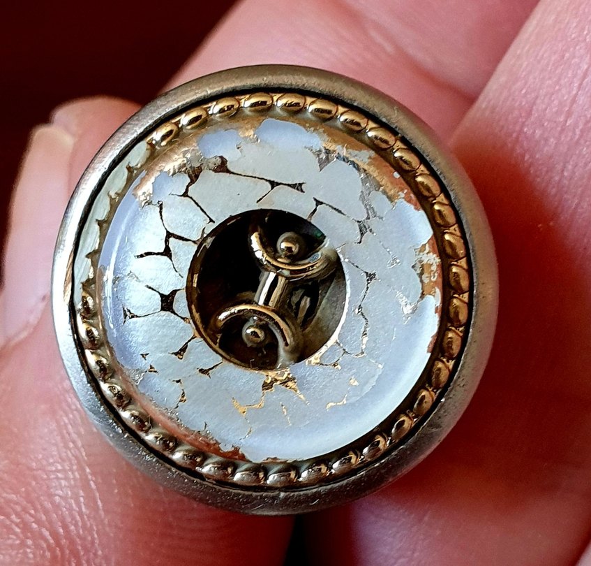 Nakışlı Altın Renk Vintage
Kol Düğmesi - Görsel 2