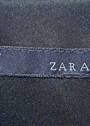 Zara Kısa Kollu Puantiyeli Midi Elbise - Görsel 2