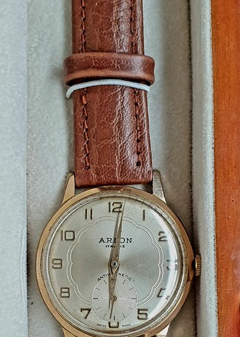 Arlon 17 Rubis 34mm Kurmalı Erkek Kol Saati - Görsel 3