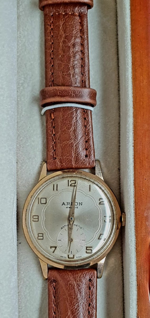 Arlon 17 Rubis 34mm Kurmalı Erkek Kol Saati - Görsel 3