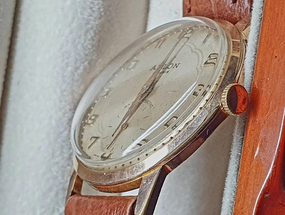 Arlon 17 Rubis 34mm Kurmalı Erkek Kol Saati - Görsel 2