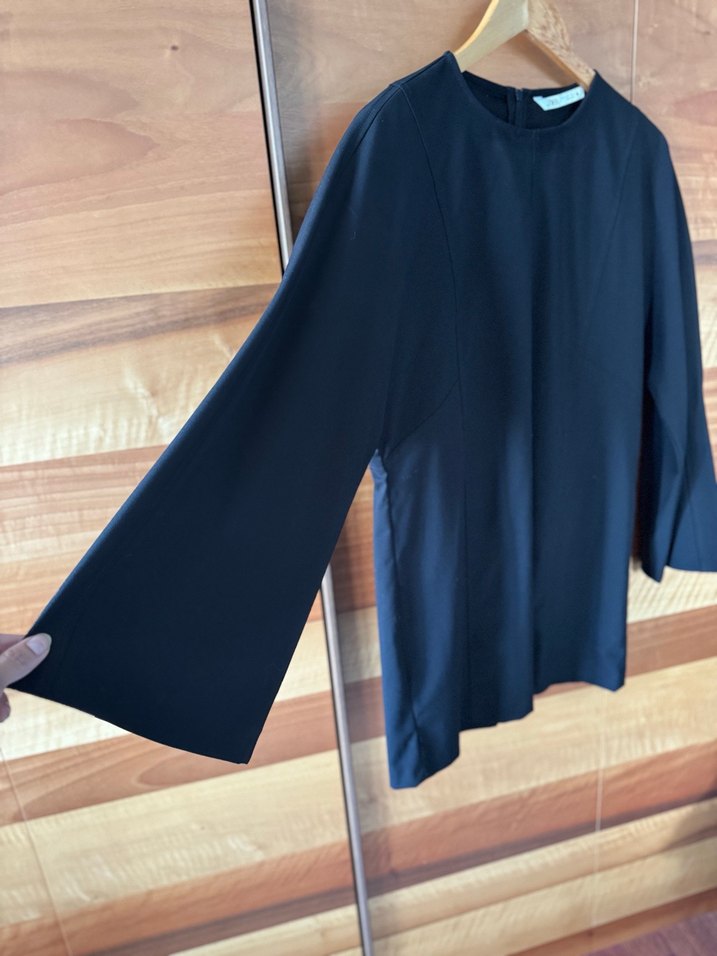 ZW Collection Siyah Mini Elbise/ M beden - Görsel 2