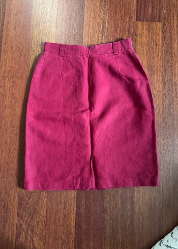 Astarlı Keten Mini Etek / S Beden - Görsel 2