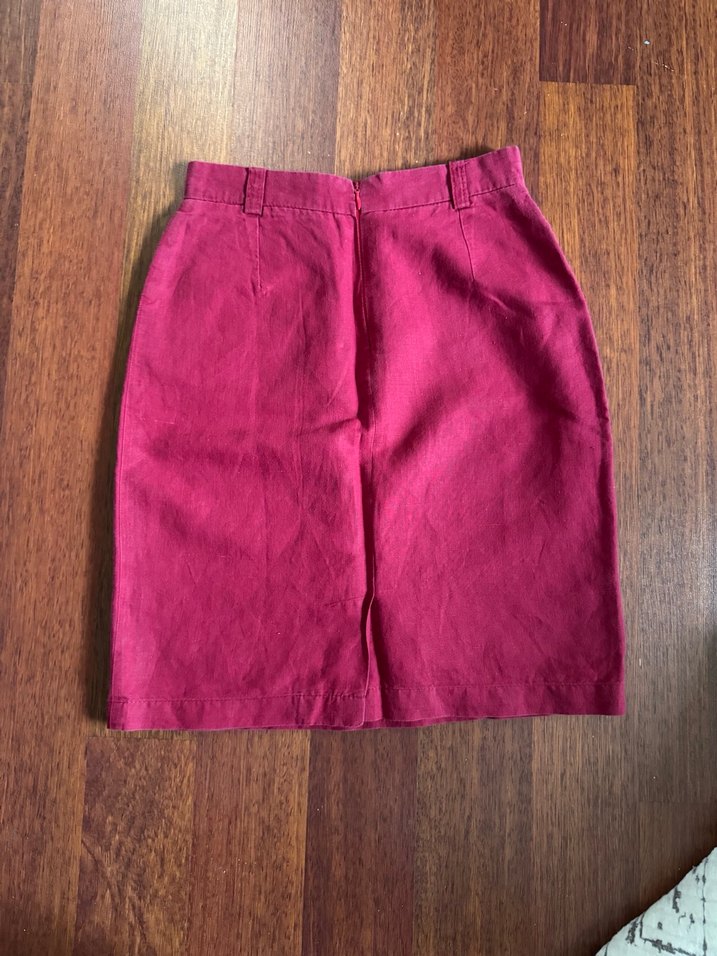 Astarlı Keten Mini Etek / S Beden - Görsel 2