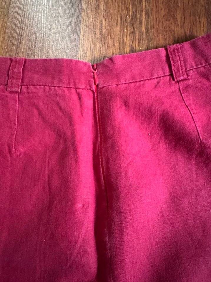 Astarlı Keten Mini Etek / S Beden - Görsel 3