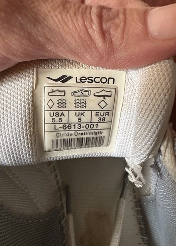 Lescon EasyStep Beyaz Yürüyüş Ayakkabısı  38 Numara - Görsel 5