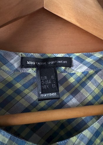 MNG Casual Kareli Kısa Kollu Gömlek - Görsel 3