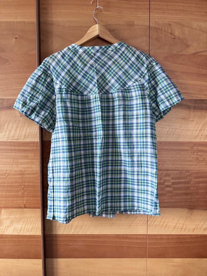 MNG Casual Kareli Kısa Kollu Gömlek - Görsel 2