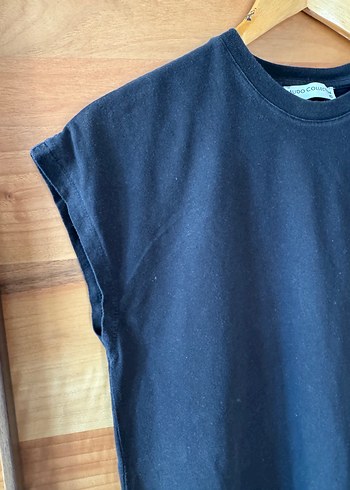 Mudo Collection Penye XS siyah elbise - Görsel 3