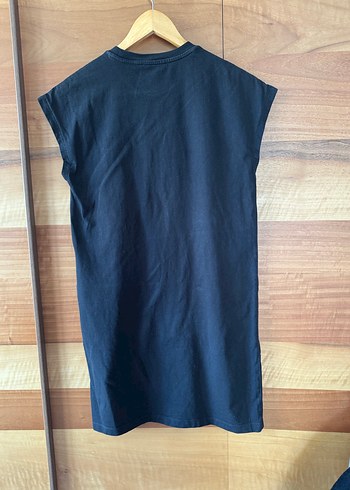 Mudo Collection Penye XS siyah elbise - Görsel 2