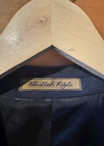 Abdullah Kiğılı lacivert damatlık  3lü takım / 50 beden - Görsel 10