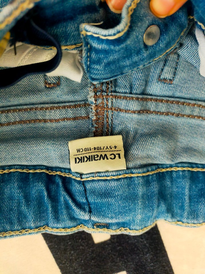 Mavi Erkek Çocuk Dar Kesim Kot Pantolon - Görsel 3