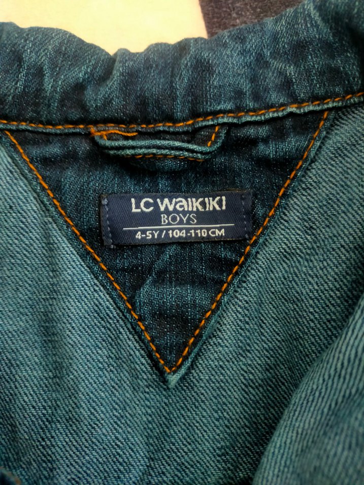 Düğmeli Erkek Çocuk Kot Ceket - Görsel 2